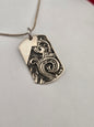 Noble23 | Germanium Silver Tag Pendant