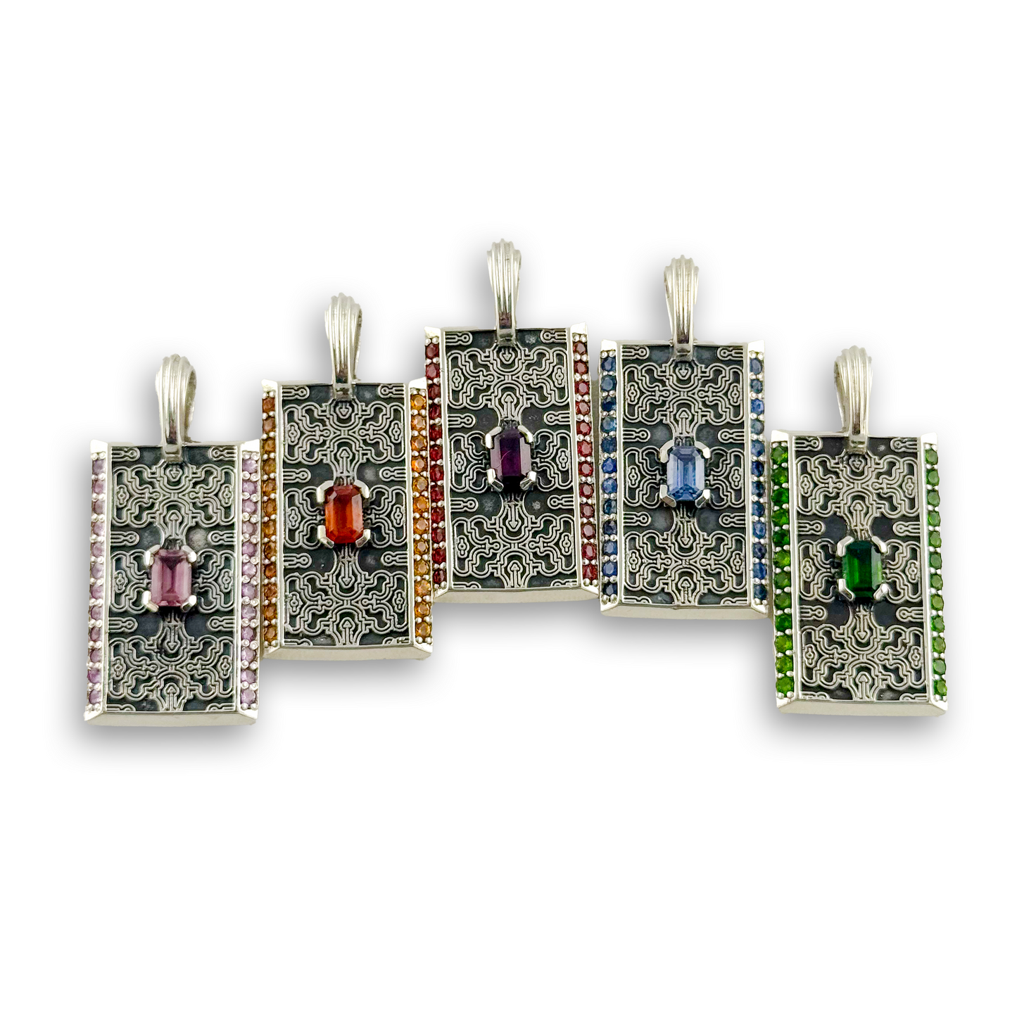 Spirit Language | Rhodolite Garnet Pendant