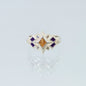 Catalyst | Sterling Silver with Gold & Purple Enamel Ring